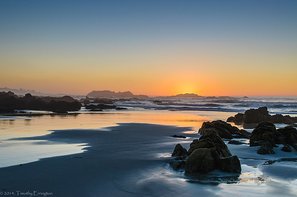 Bird Rock at Sunset