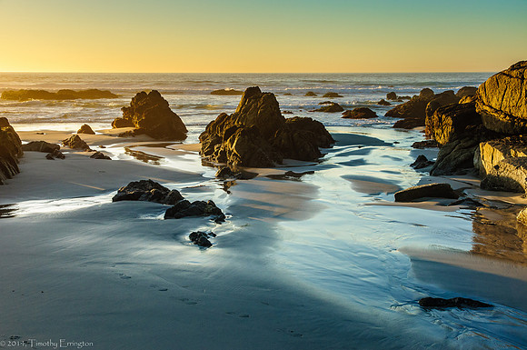 Bird Rock at Sunset