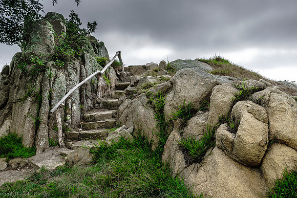 Steps to the Blue Tees